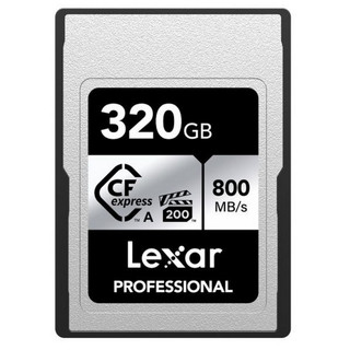 کارت حافظه ۳۲۰ گیگابایت لکسار مدل Lexar 320GB Professional CFexpress Type A SILVER Series